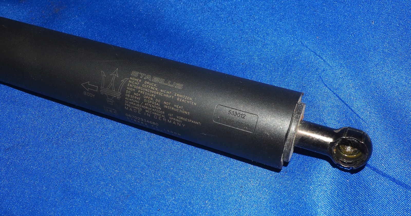 2022-2026 Maserati MC20 MCPura Left or Right Door Lift Open Spring Shock OEM