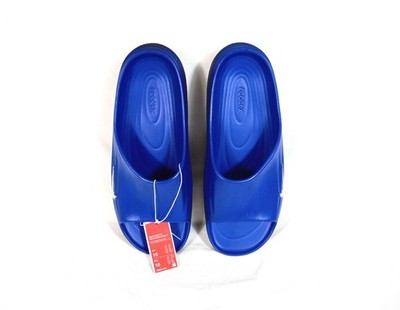 Nike ReactX Rejuven8 EYBL Blue Black Pool Side Slides Sz 15 NEW IF5624 400 RARE