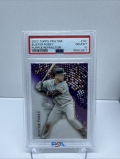 2022 Topps Pristine - Buster Posey #141 Purple Refractor /99 GEM MT 10