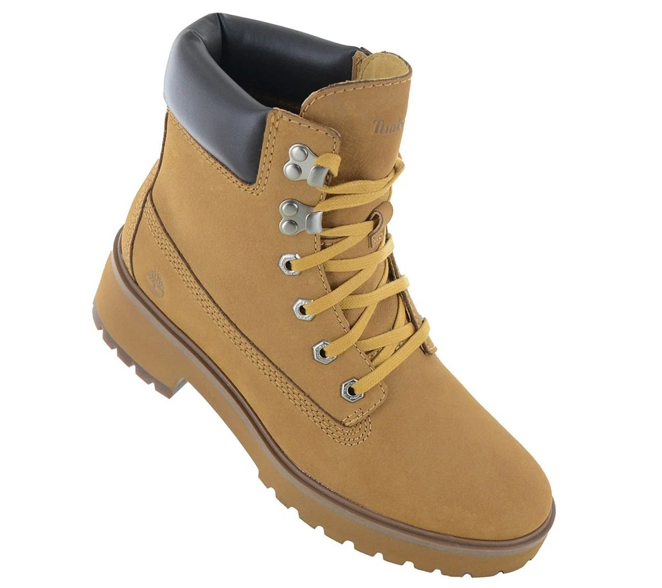 Timberland carnaby Fresco mid boot - Mujer Botas Cuero Wheat TB0A5VPZ-231 - Imagen 2 de 4