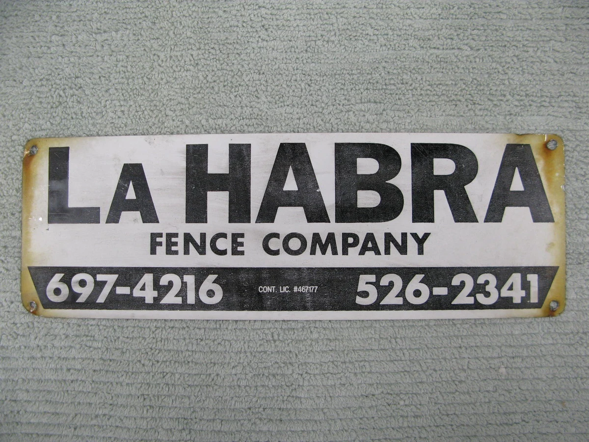 Vintage Fence Sign In Original Advertising Signs (1930-1969) for
