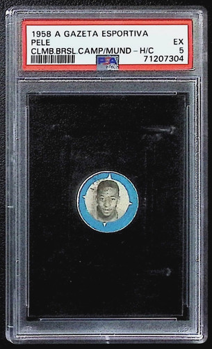 1958 A Gazeta Esportiva Columbia Brasil * PELE ROOKIE PSA 5 POP 1 * NONE HIGHER