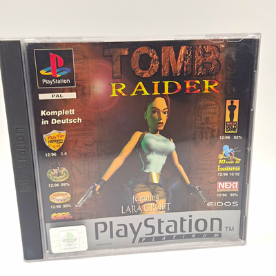 Eidos Tomb Raider Platinum (Sony PlayStation 1) PAL mit Handbuch SLES-00024