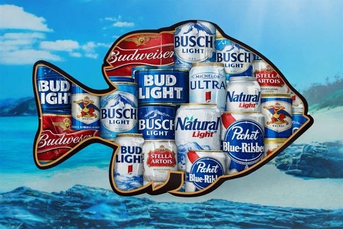 Beer Advertising Metal  Sign 8x12in Vintage Mancave Man Cave 2z