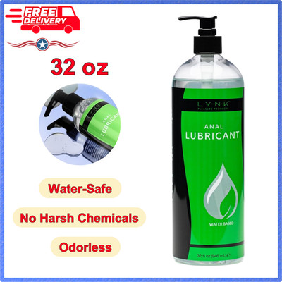 Lynk Pleasure Products Personal Lubricant Water Based 32Oz, Lube Hypoallergenic
