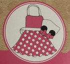 Disney Eats Minnie Mouse PINK Polka Dots Apron & Hat Set Authentic NEW w/Tag — photo 1