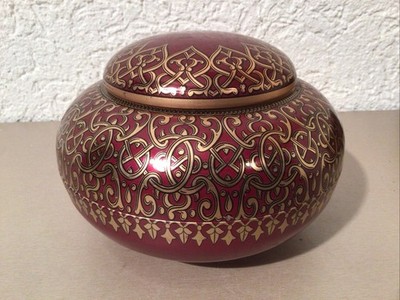 Alte Kaffeedose Blechdose Werbegeschenk Tchibo Rot Gold Dekoration