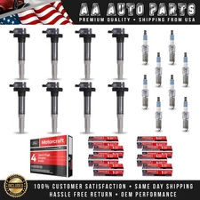 8 Ignition Coil & 8 Motorcraft Platinum Spark Plug fit Ford F-150 5.0L UF824