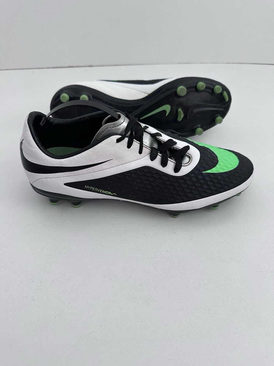 Nike Hypervenom サッカーシューズ ブラック/ホワイトSG Nike Hypervenom Indoor Soccer Shoes Football White Black US9