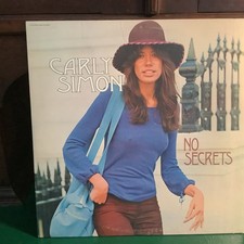 Carly Simon- No Secrets- 1972 EKS-75049 Elektra Records Vinyl 33 1/3 Great