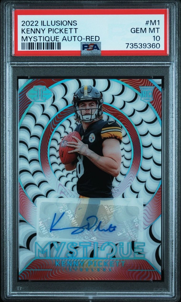 Kenny Pickett Panini Illusions Mystique Autographs #M1 Red