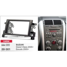 Panel de radio doble Din Fascia para Suzuki Grand Vitara III estéreo kit de moldura de tablero