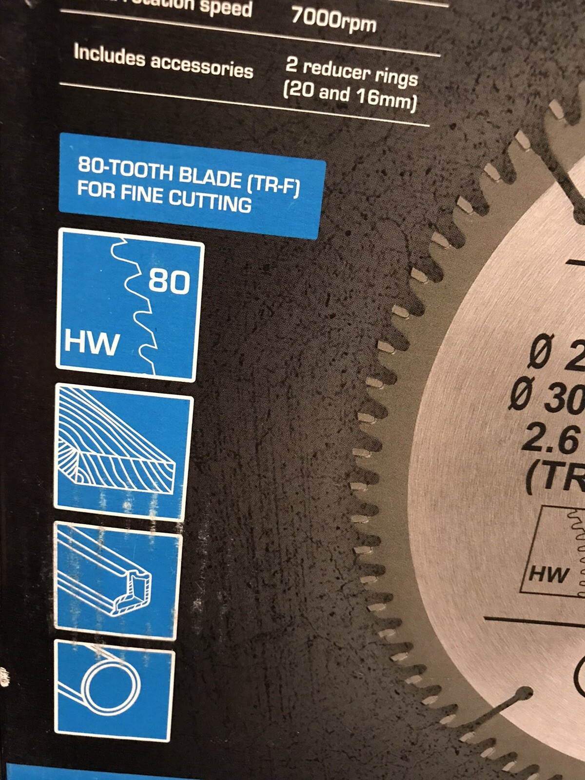 Parkside Circular Saw Blade PKSB 210 A1 210mm Bore 30mm eBay
