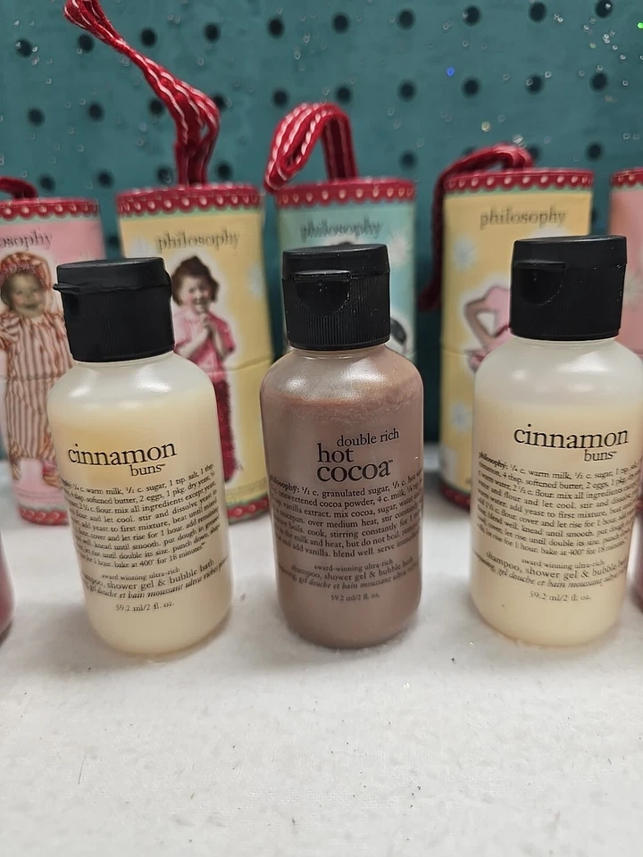 Set Of 5 Philosophy Deck The Halls Shampoo/Shower Gel 2oz W/ Ornament Holders - Image 4 of 4