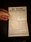 Old brochure schedule Régie Départementale Tramway de l'Ain 1955.1957 Mâcon