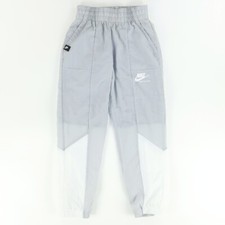 Nike DJ0710 Sportswear Heritage Big Kids Woven Pants Gray Colorblock Kids S