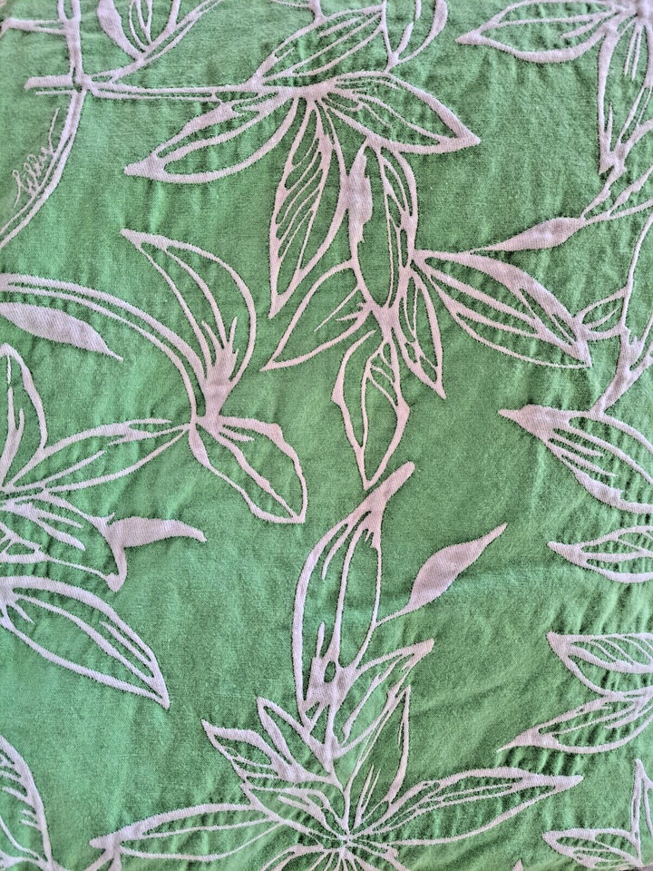 LILLY PULITZER for Hill Tropical Green MATELASSE KING BEDSPREAD