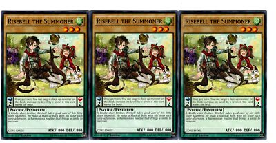 yugioh risebell deck Yugioh- 3X Risebell the Summoner - Common - 1st Edition - CORE-EN002 - Near  Mint