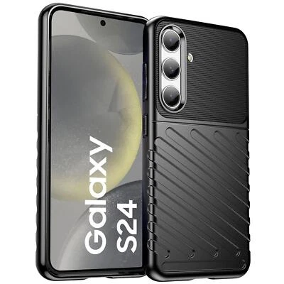 Schutzhülle für Samsung Galaxy S24 Hülle Thunder Case TPU rutschfest Handy Cover - Bild 1 von 4