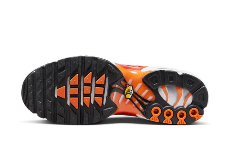 Size 11.5 Nike Air Max Plus Light Photography Black Red Orange Mens DZ3531-600 — product photo 5 of 7