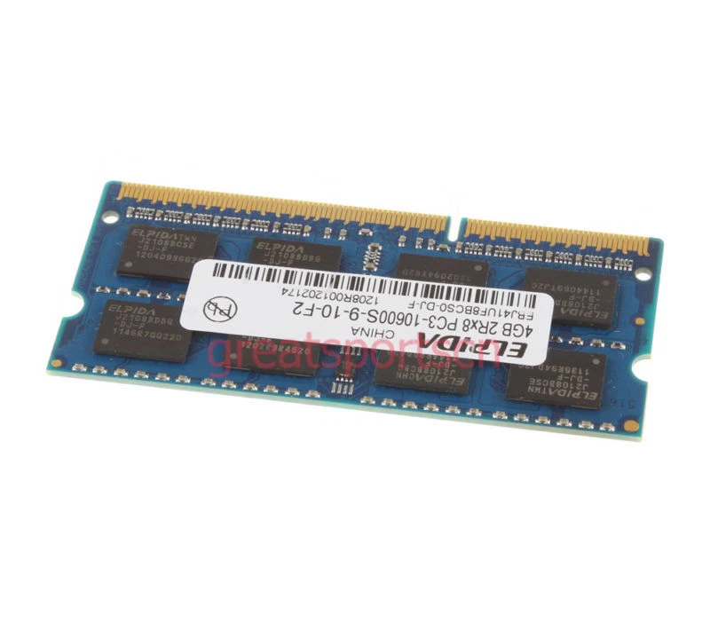 ELPIDA 8GB 2X 4GB DDR3 1333MHz 2Rx8 PC3-10600 204pin SO-DIMM Laptop Memory RAM - Image 4 of 4