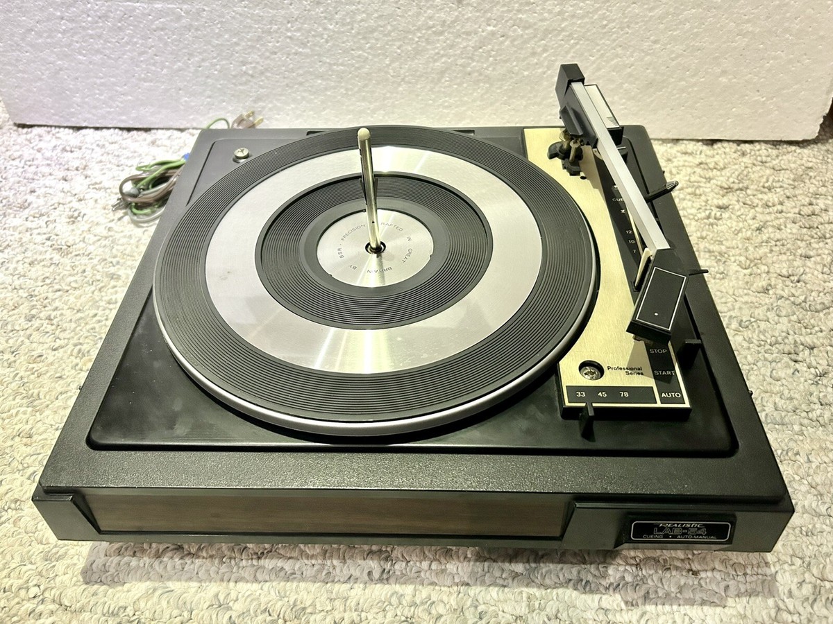 Vintage Realistic / BSR Lab-54 Auto-Manual Turntable w/cover