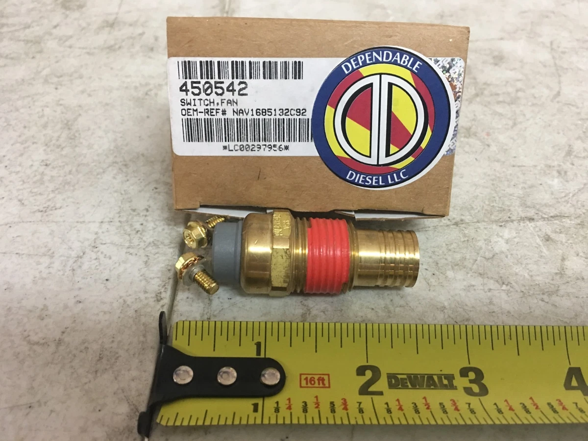 NC 195° Fan Clutch Switch for International PAI 450542 Ref  