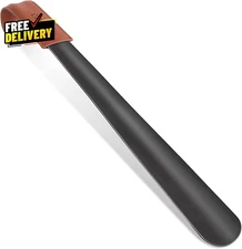 Shoe Horn Long Handle for Seniors Metal Long Shoehorn for Boots16.5 Extra Long