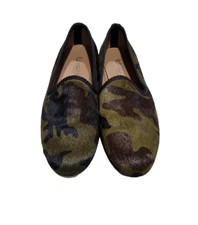 Del Toro Women's Multicolor Camo Print Slip-On Flats