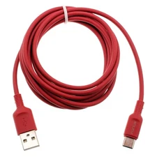 For iPad Air 13" (1st Gen 2024) - Red 6ft USB-C Cable Charger Cord Power Wire