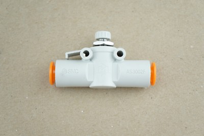 (1) New Genuine SMC AS3002F-11 In-Line Speed Control Valve AS3002F 11 Ships FREE