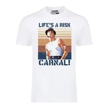Lifes A Risk Carnal El Gallo Negro Blood In Blood Out Vatos Locos Tee Shirt