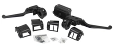 Black 5/8"  Front Brake Master Cylinder Control Kit  84-95 Harley Single 44751