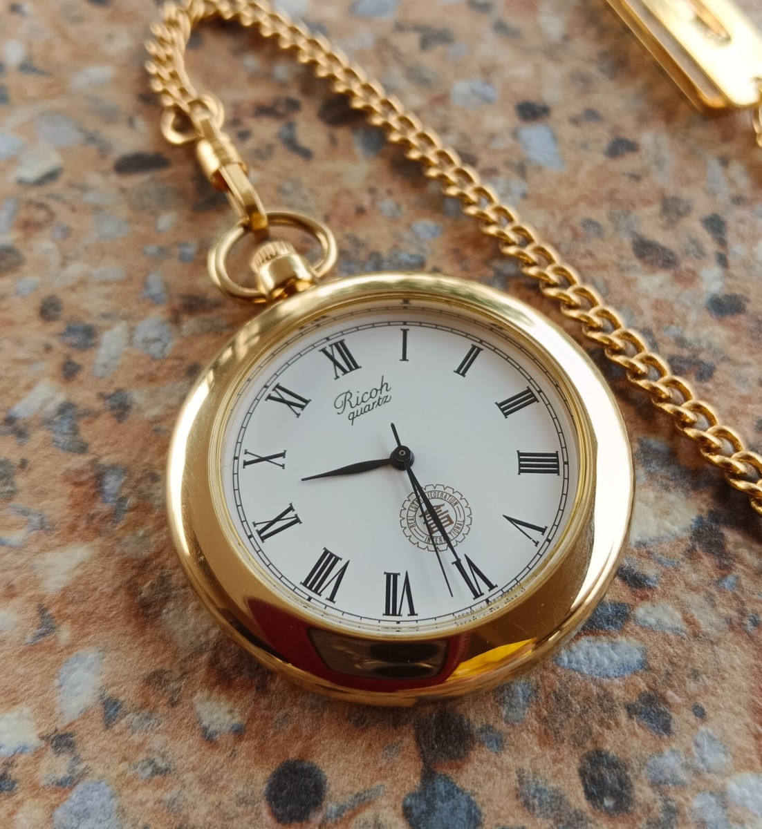 Ricoh Quartz Pocket Watch for Real Estate Federation International