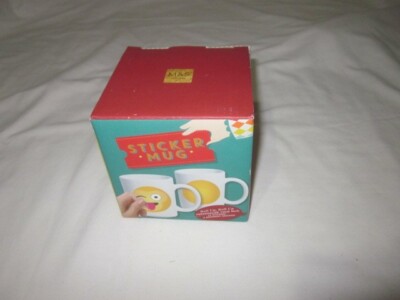 Sticker Tasse von M&S neu verpackt Sticker innen eigenes Etikett erstellen Geschenkartikel