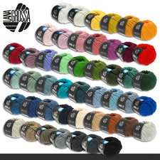 LANA GROSSA 5 X 50g Mille II Mélangé Laine Crochet Tricot 39 Couleurs