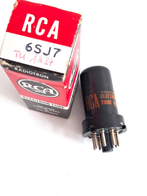 RCA Radiotron 6SJ7 NOS metal tube/Röhre in OVP - Made in USA  - TU001337