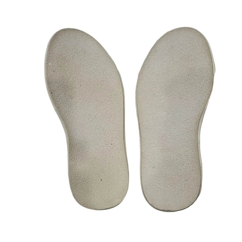 EUC Victoria's Secret women's 100% genuine shearling comfy slippers M  white - Image 4 of 4