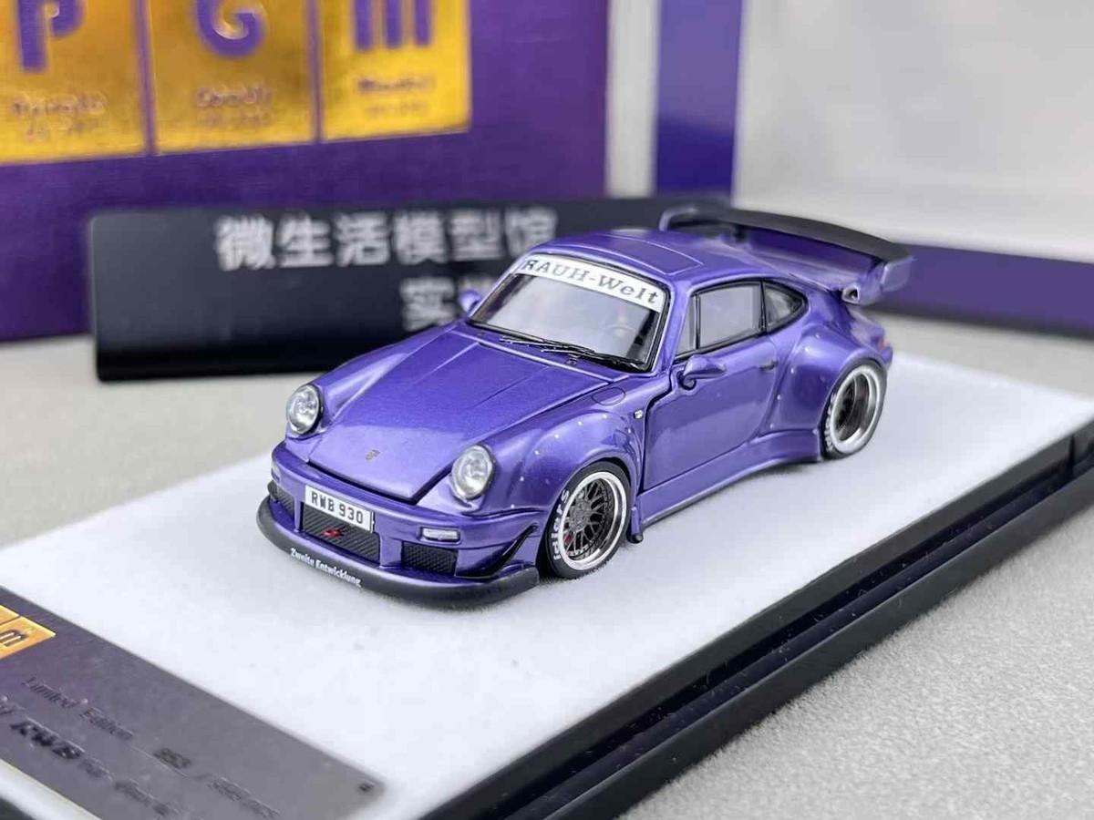 PGM 1/64 Rwb 930 紫 803/999 新品 Stocks 1/64 RWB 930 Purple Color Limited 999 Diecast Fully