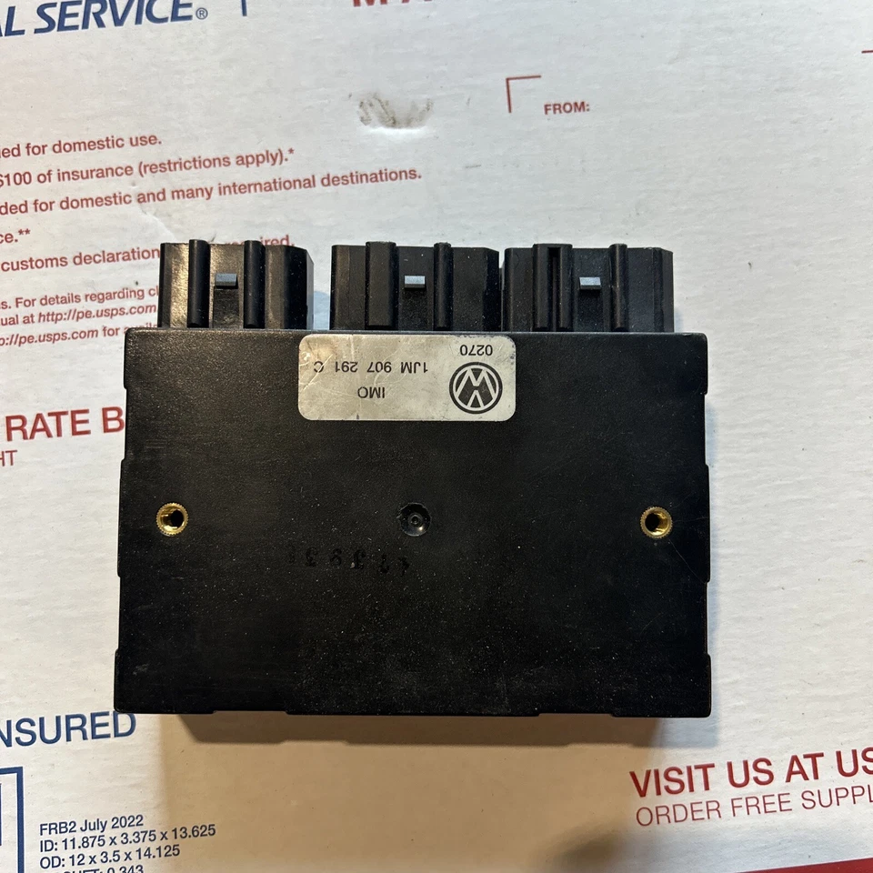 Módulo de control de confort Volkswagen Beetle Golf 1998-2001 P: 1C0 962 258 P ¡OEM! Foto 3 de 3