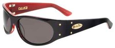 Black Flys Fly No. 5 Sunglasses - Shiny Black/Red - Smoke Lenses
