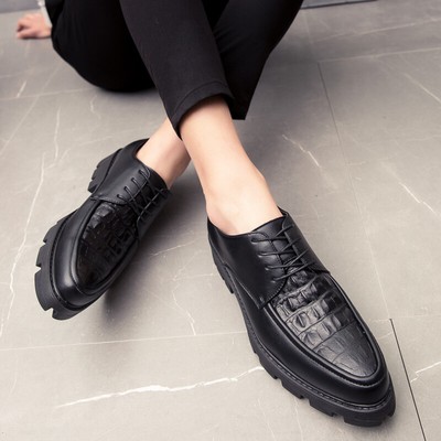 Mens Dress Formal Shoes Leisure Leather 