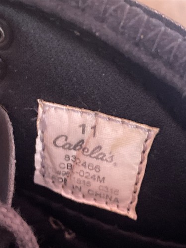 Stivali Cabela's ultraleggeri suola a strappo uomo taglia 11 stivali grigi da guadino 832466 - Foto 9 di 11