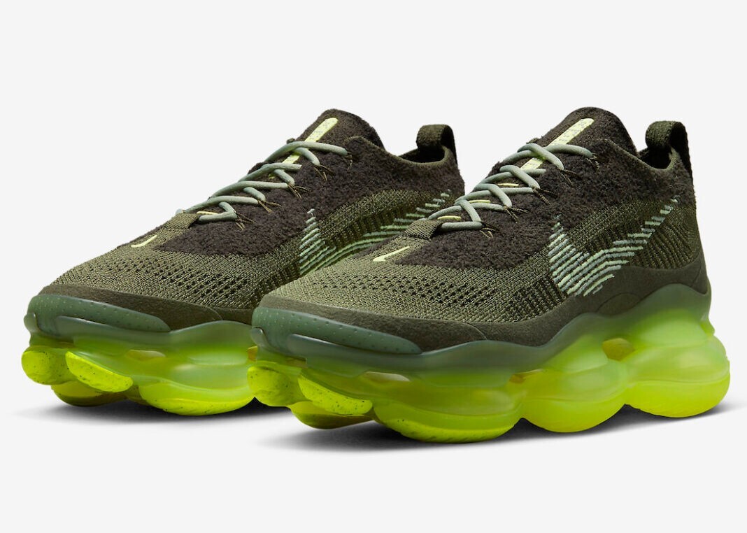 Nike Air Max Scorpion Flyknit Green-Volt Neu Sneaker UK