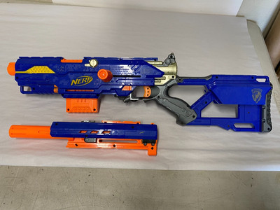 NERF N-Strike CS-6 Longstrike Dart Blaster with long barrel | eBay