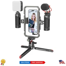 Universal Phone Video Rig Kit for iPhone & Smartphones - Ultimate Vlogging Setup