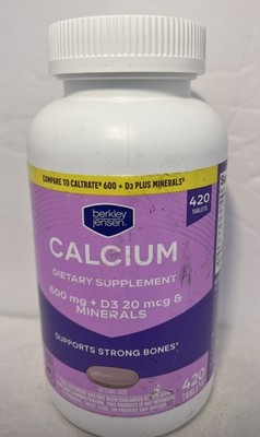 Bekerly Jensen Calcium 600mg+D3 Mcg & Minerals 420tablets 