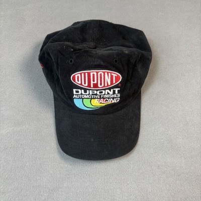 Vintage DuPont Motorsports Hat Cap Snap Back Black NASCAR Racing
