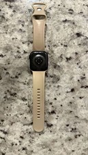 Apple Watch Series SE GPS Heart Rate Black Aluminum 44mm Beige Silicone Band