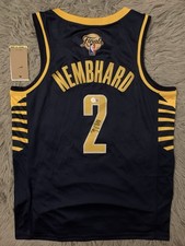 Andrew Nembhard Signed Autographed Indiana Pacers NBA Finals Jersey Beckett COA